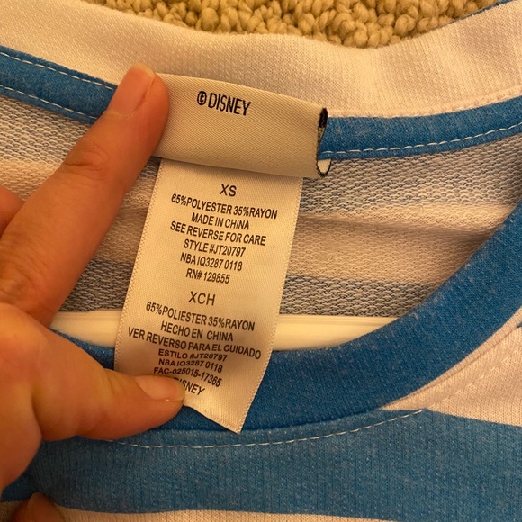 Disney Donald Duck Long Striped Top - Picture 5 of 5